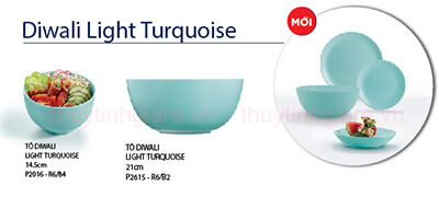 Tô Thuỷ Tinh Luminarc Diwali Light Turquoise 14.5cm - Ảnh 3