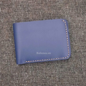 Ví da bò handmade cao cấp màu xanh Kalanos KBN6350-Xanh Handmade leather wallet - Kalanos