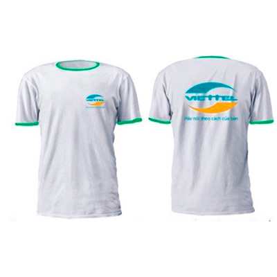 Áo thun cổ tròn, may in theo yêu cầu - Ảnh 3