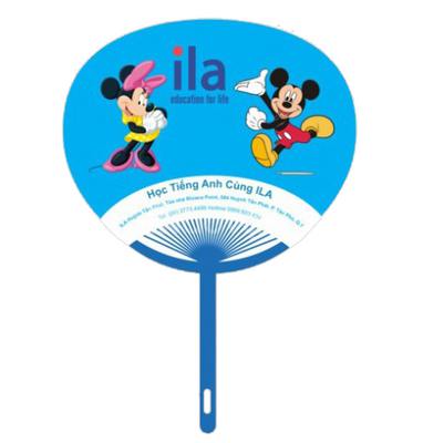 Quạt nhựa quảng cáo, quạt cầm tay, bền, đẹp, giá cạnh tranh - Ảnh 3