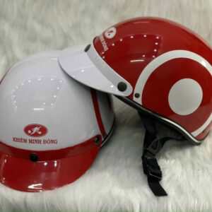 Mũ bảo hiểm nửa đầu, rẻ, bền, đẹp, in theo yêu cầu - Ảnh 4