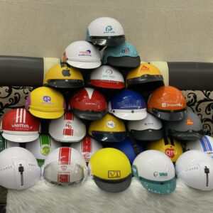 Mũ bảo hiểm nửa đầu, rẻ, bền, đẹp, in theo yêu cầu - Ảnh 5