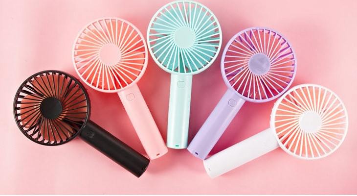 Quạt cầm tay mini, in ấn logo theo yêu cầu - Ảnh 2